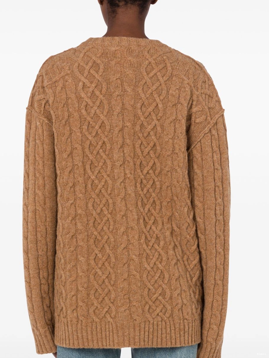 Cheap cable-knit Alanui virgin-wool jumper Women 0713